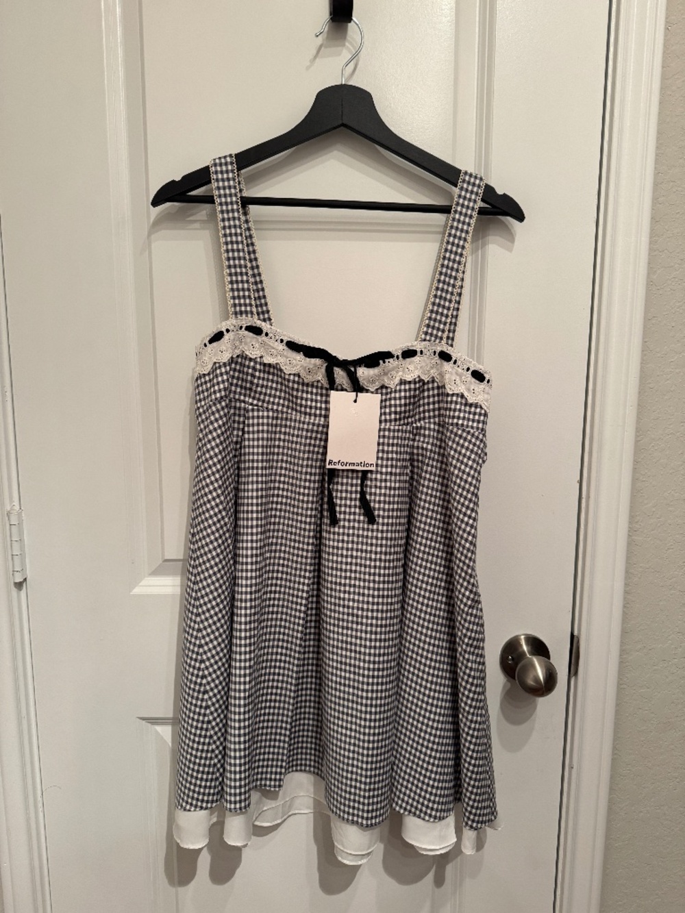 Reformation Shai dress Grey-Size 4